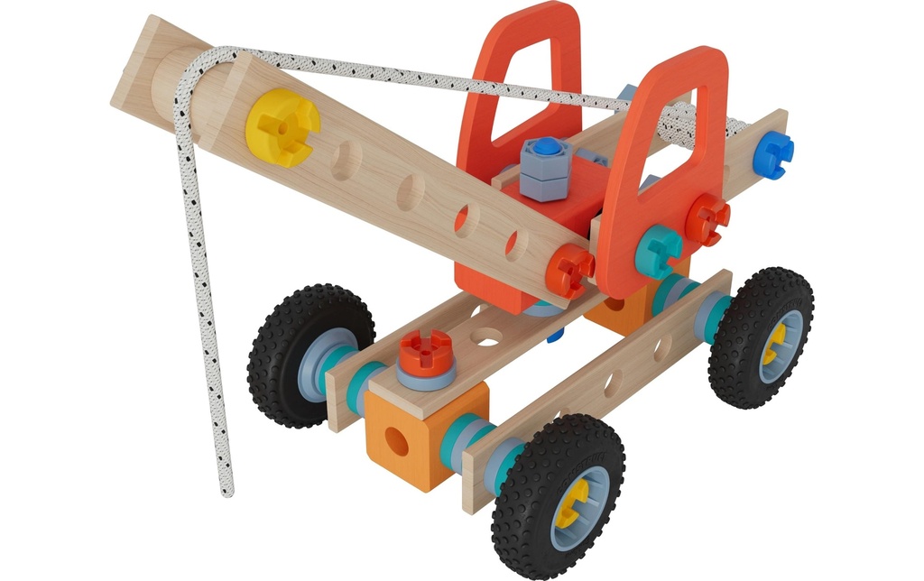 Eichhorn Modèle construction Camion-grue Hêtre