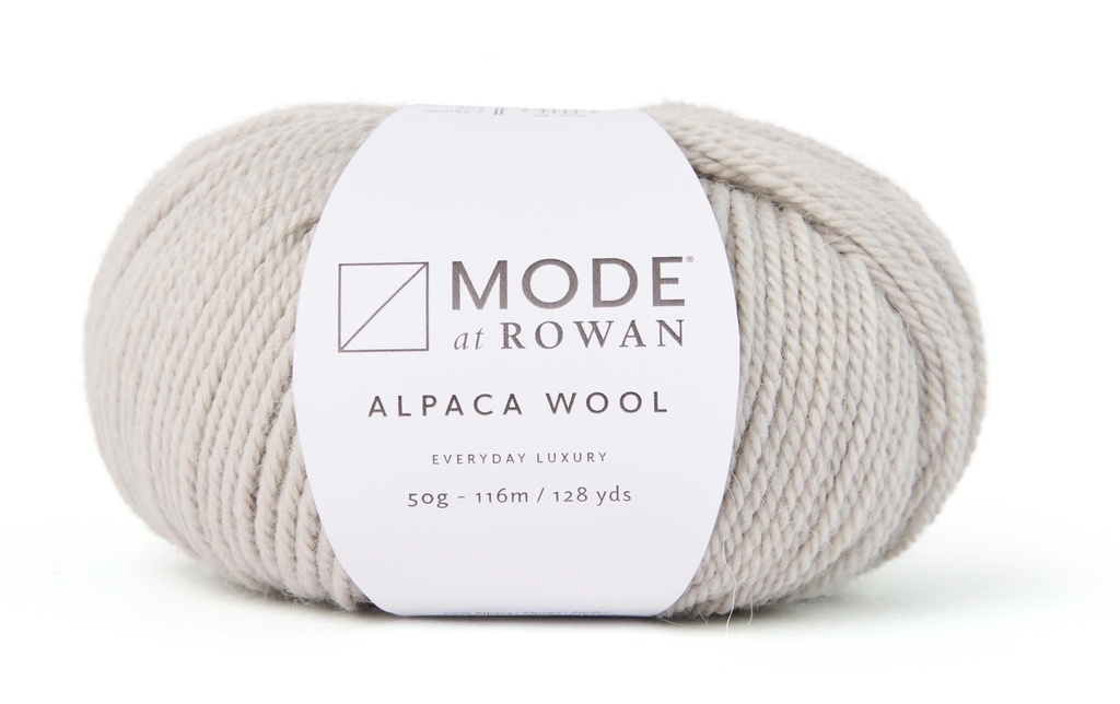 Mode at Rowan Laine Laine d'alpaga 50 g, 116 m, crème