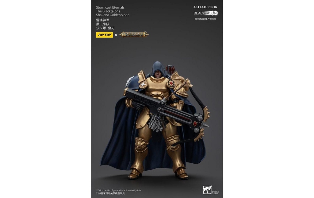 Joy Toy Warhammer Stormcast Eternals Shakana Goldenblade 20 cm