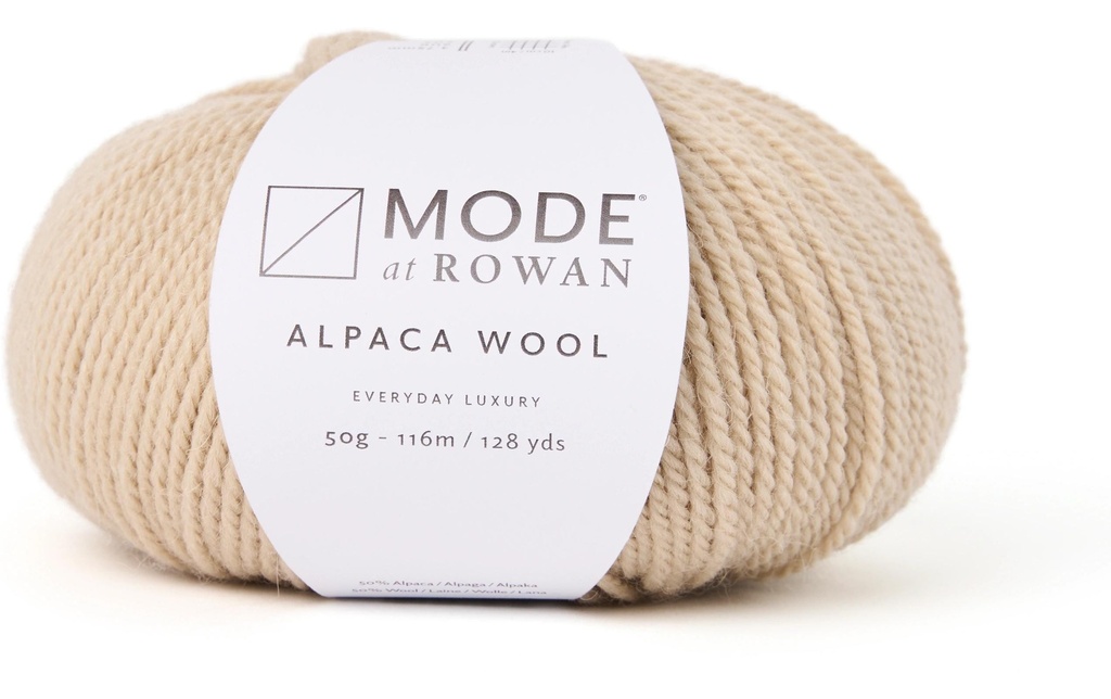 Mode at Rowan Laine Laine d'alpaga 50 g, 116 m, beige