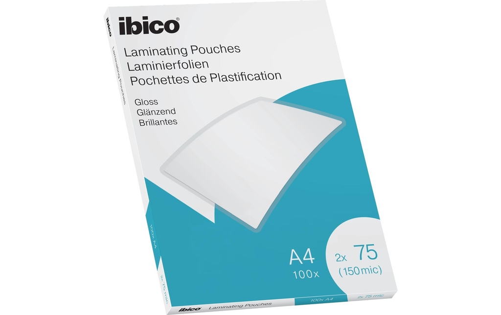 IBICO Poches à laminer A4 75 mic (100 pces)