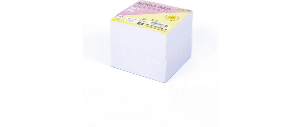 WEDO Papillons de notes, 90 x 90 mm, 700 feuilles, blanc