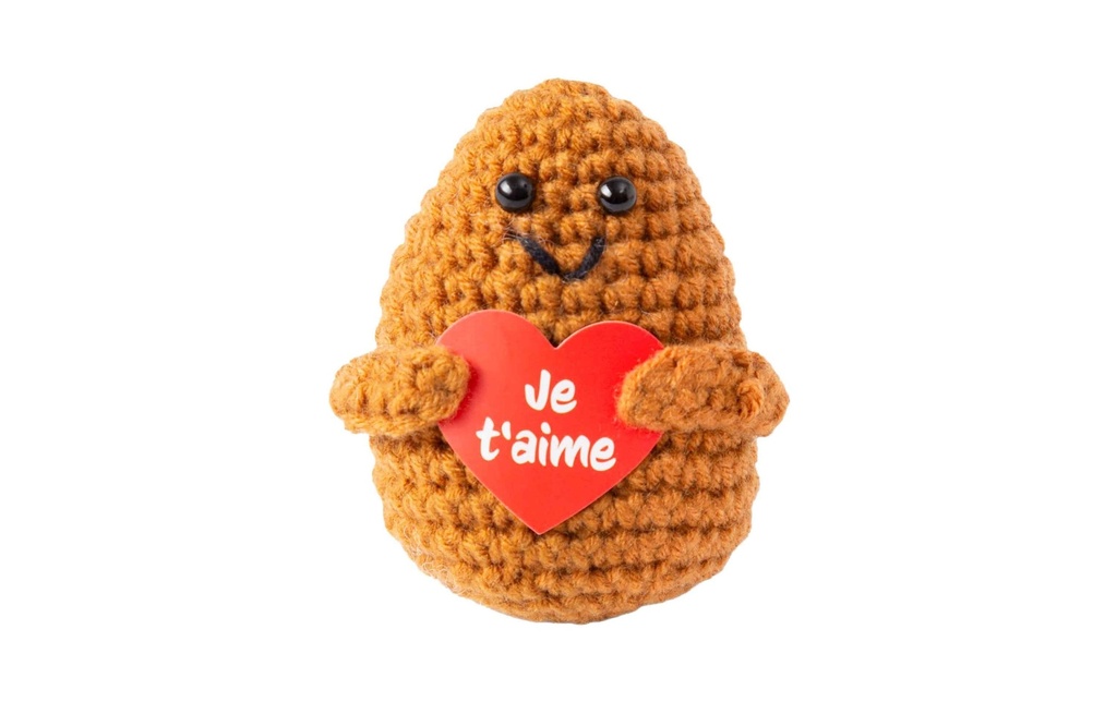 I AM CREATIVE Porte-bonheur Positive Potato Je t'aime
