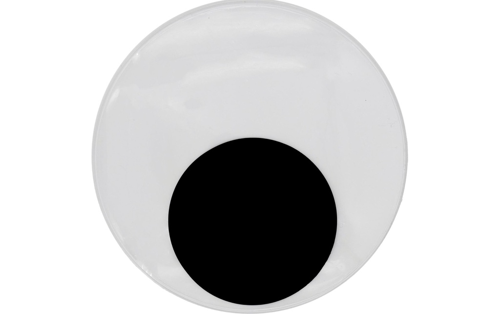 Glorex Yeux mobiles XL 75 mm autocollant rond de 75 mm