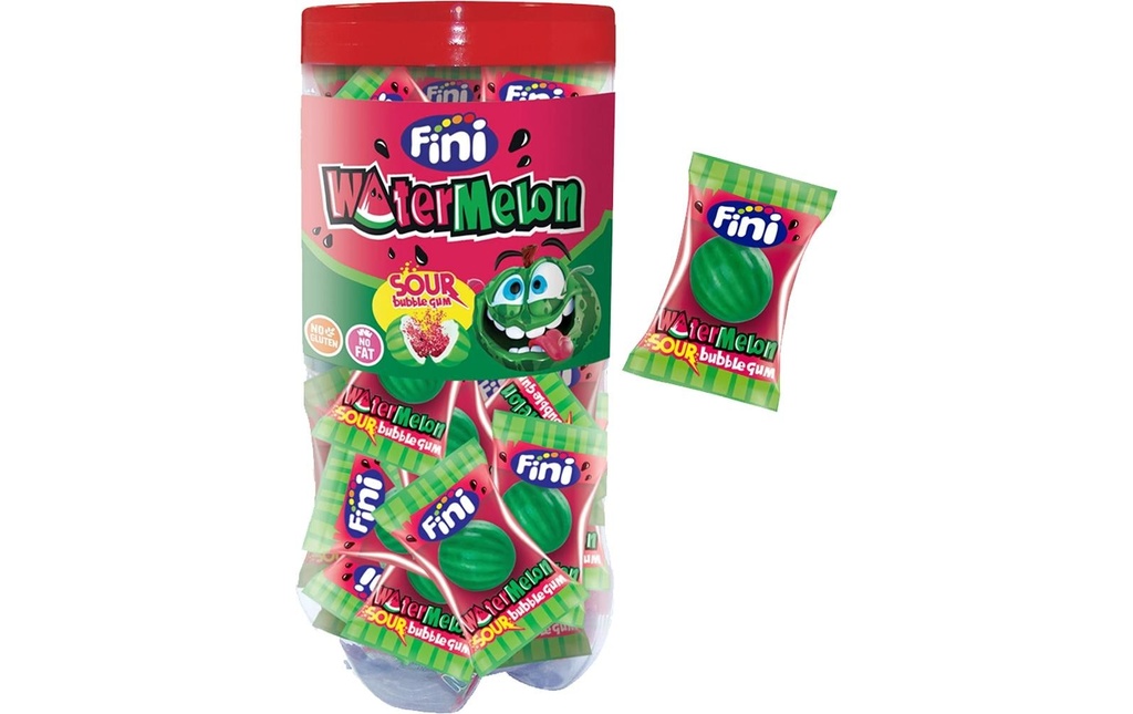 Fini Boîte de bonbons à la pastille d'eau à la pastèque acidulée 750 g