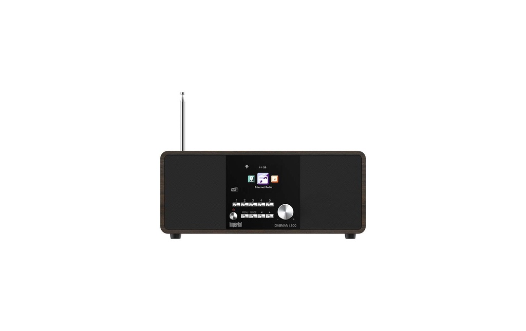 Imperial Radio DAB+ Dabman i200 (V2) Noir/Brun