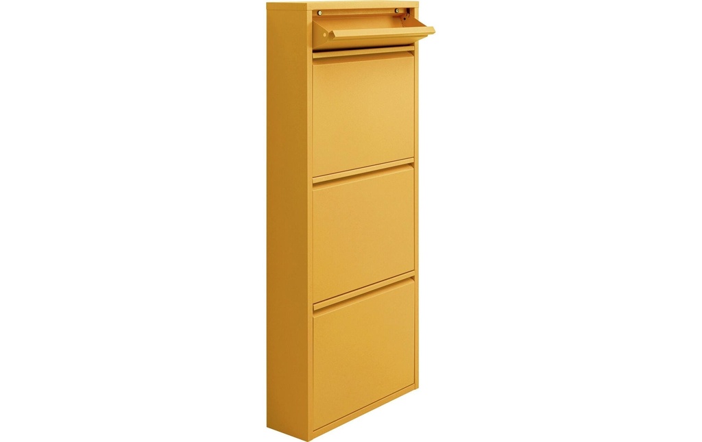 Kare Armoire à chaussures Caruso 3 Plus 1, Jaune