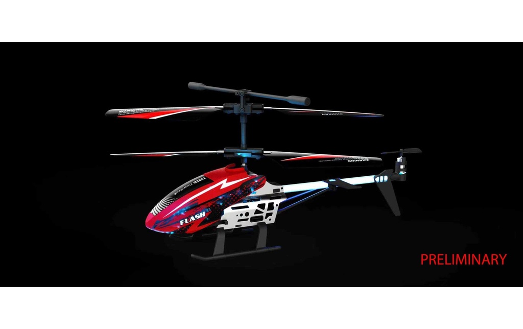 Revell Control Hélicoptère RC Flash éclairage LED, boîtier métallique