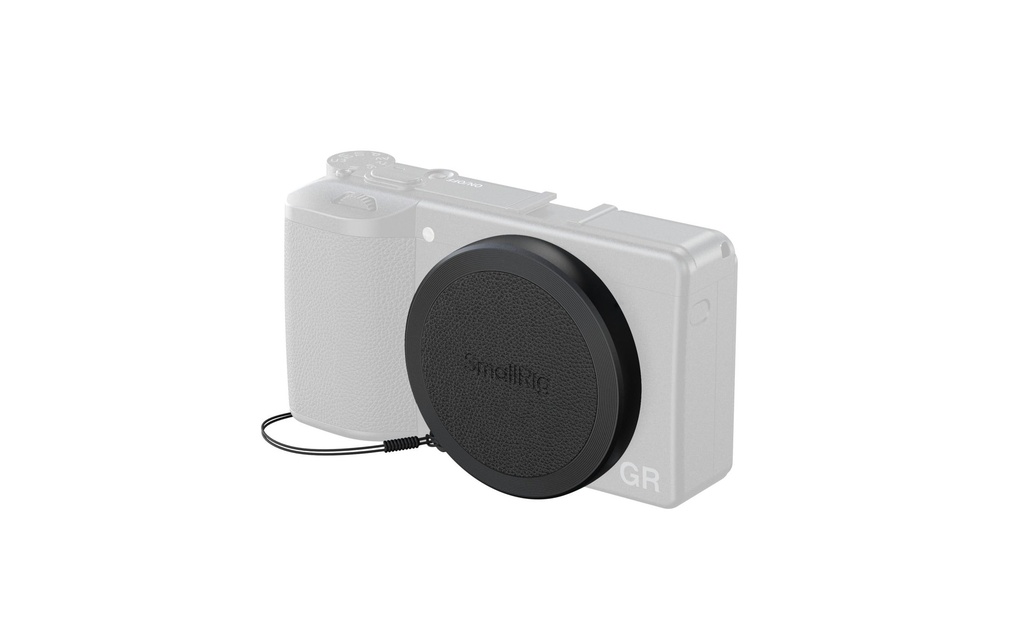 Smallrig Capuchon de protection de l'objectif GR IV Alliage d'aluminium Cuir véritable