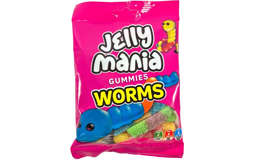 Jake Jellymania Worms halal 100 g