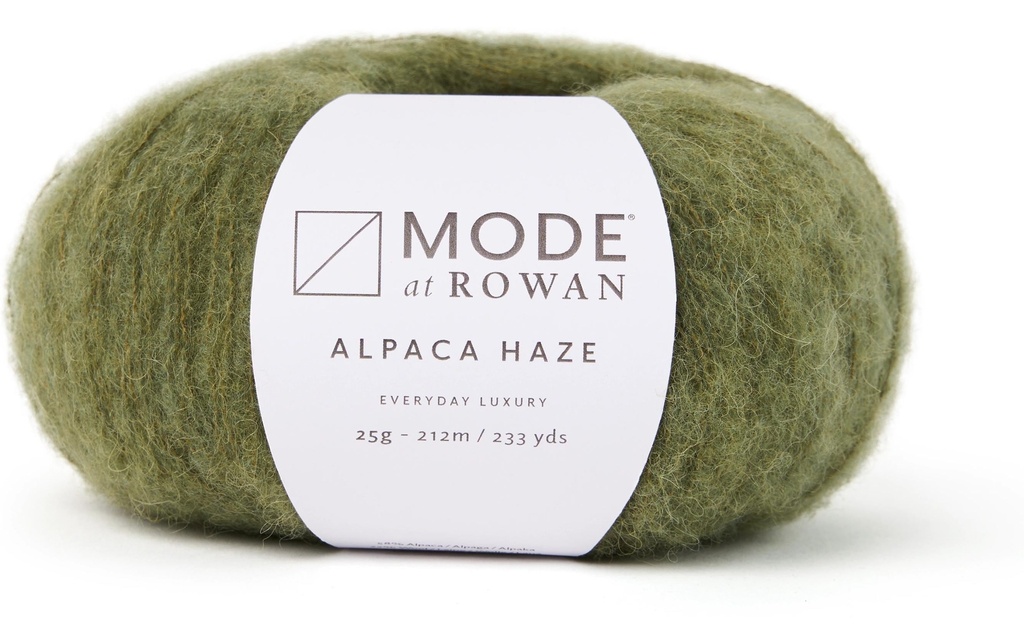 Mode at Rowan Laine Alpaca Haze 25 g, 212 m, vert