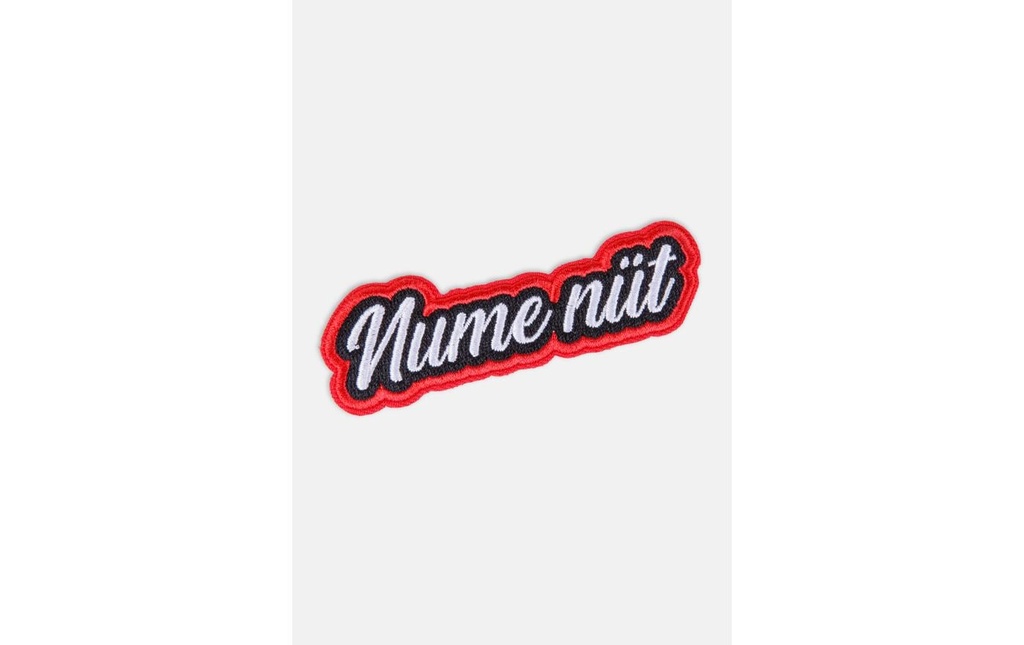 Swissmeme Ecusson Nume nüt polyester 8.5 x 2.5 cm