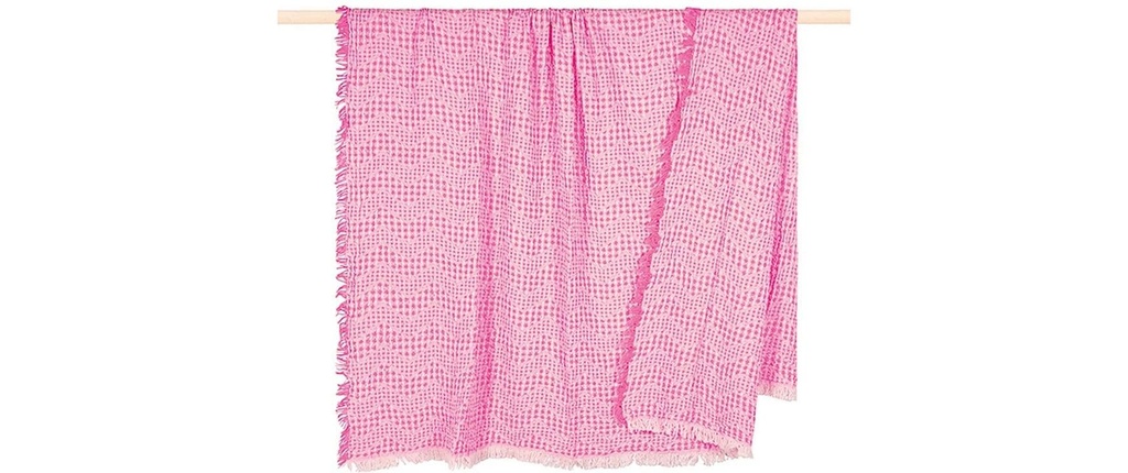 pad Couverture Waffle Rose, 130 x 170 cm