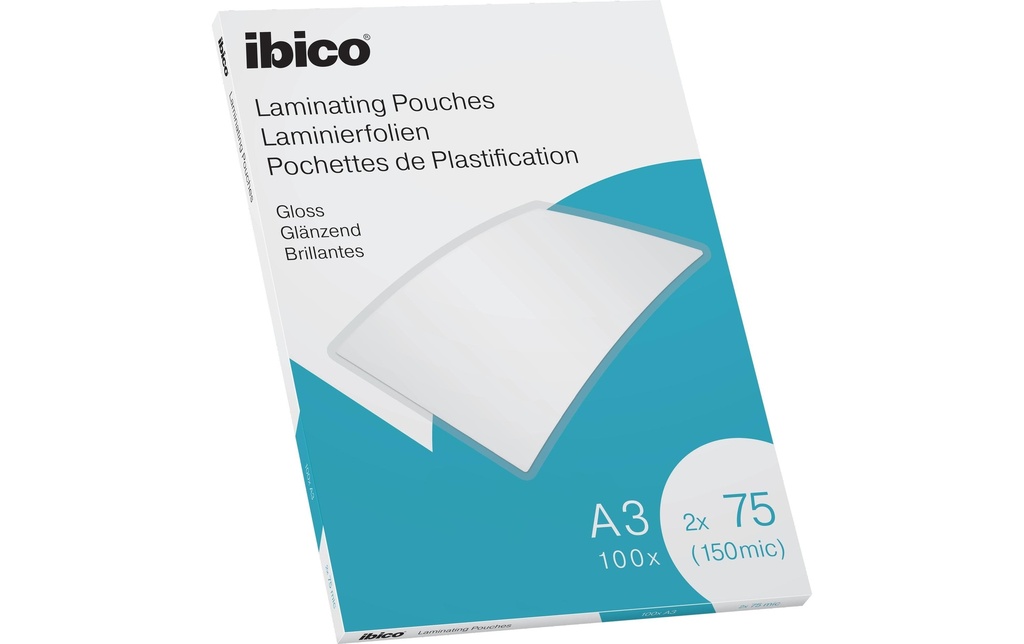 IBICO Poches à laminer A3 75 mic (100 pces)