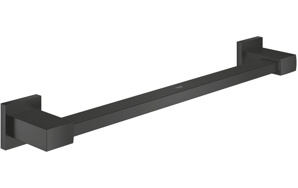 GROHE Poignée de baignoire Start Cube Métal noir mat 504 mm