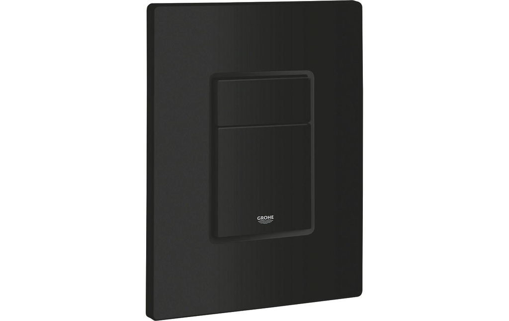 GROHE Plaque de déclenchement Even Plastique noir mat