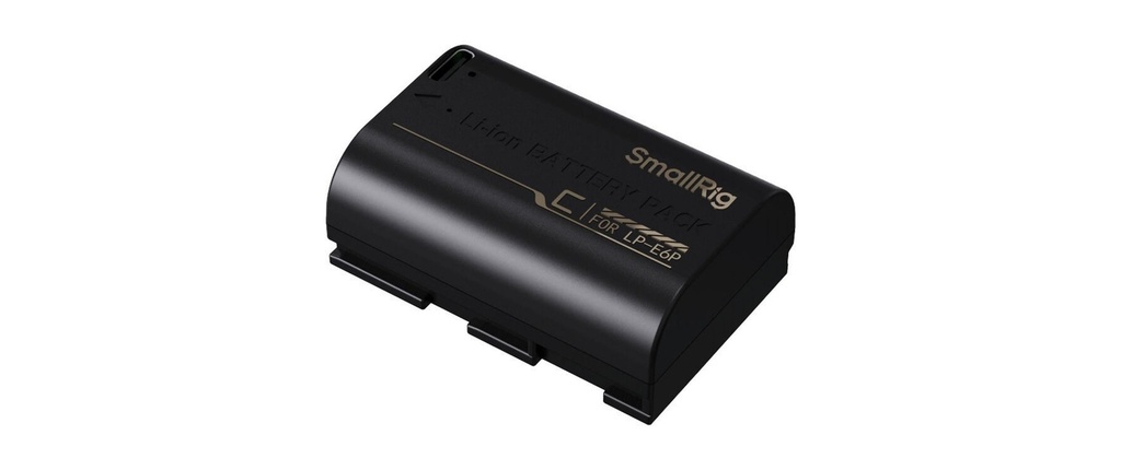Smallrig Batterie pour Appareils photo numérique LP-E6P avec port de charge USB-C, 2600 mAh