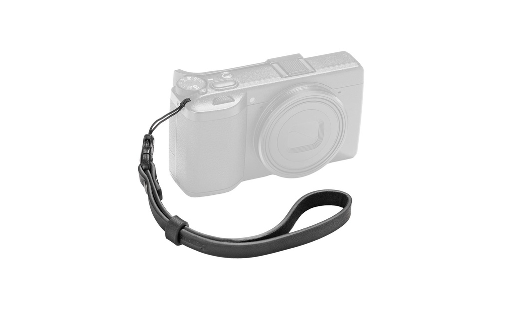 Smallrig Dragonne 5683 Fermeture rapide, cuir véritable, noir
