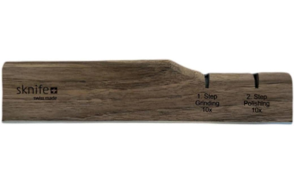 sknife Aiguiseur de couteaux Noyer brun