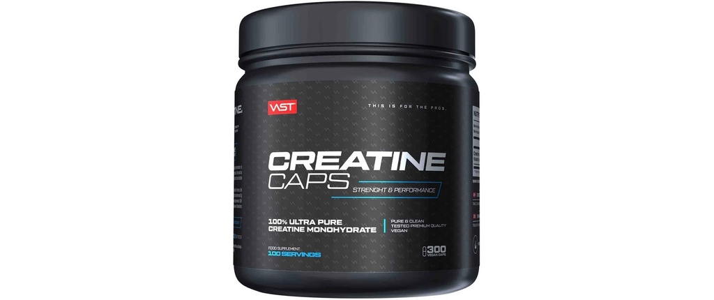 VAST VAST Créatine Ultra Pure 300 capsules HPMC