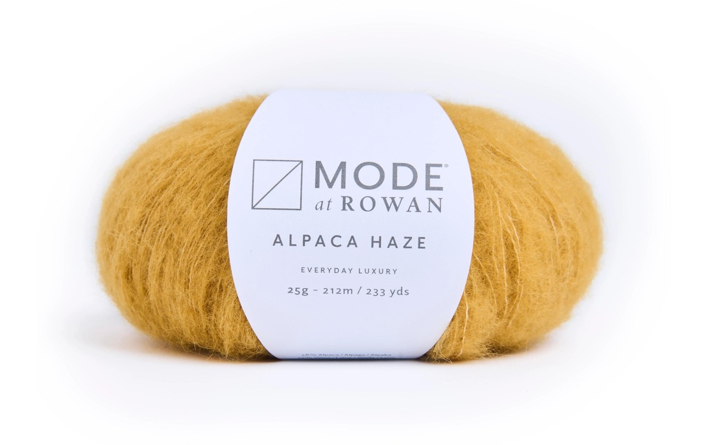 Mode at Rowan Laine Alpace Haze 25 g, 212 m, bœuf à la moutarde