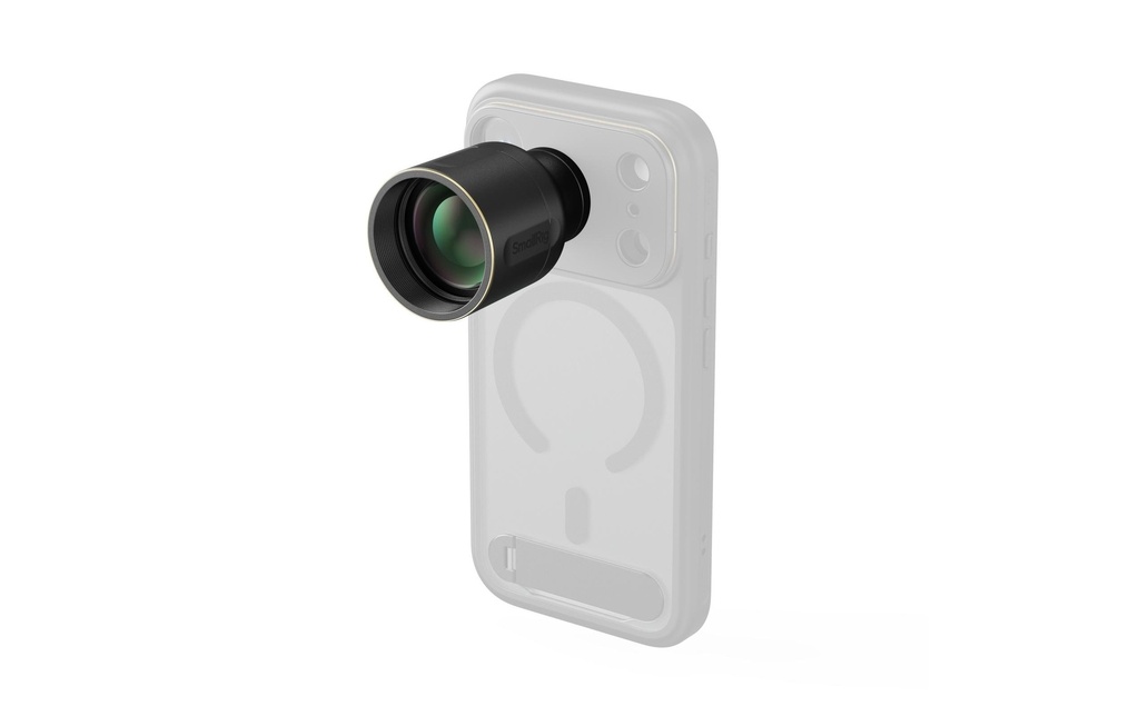 Smallrig 5920 Téléobjectif grossissement 2x, monture T, smartphone