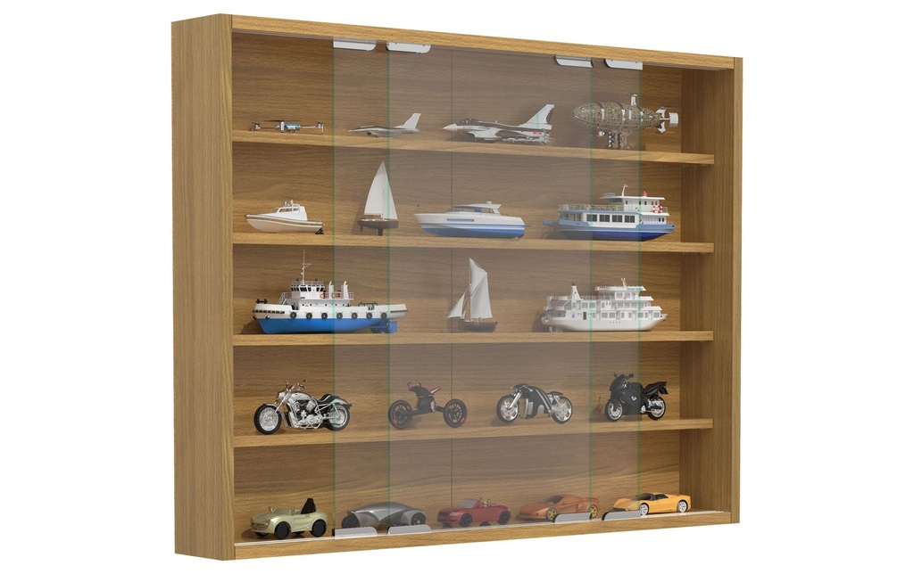 VCM Vitrine Agisa L 77 x 60 cm, hêtre