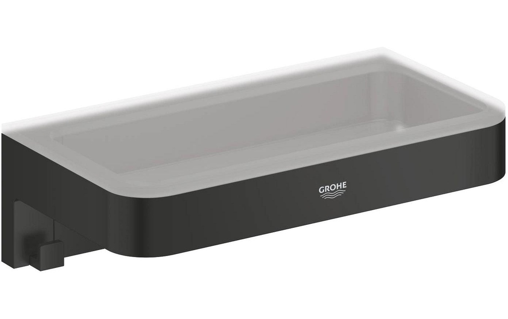 GROHE Démarrer le Cube Panier de douche métal plastique noir mat 200 mm