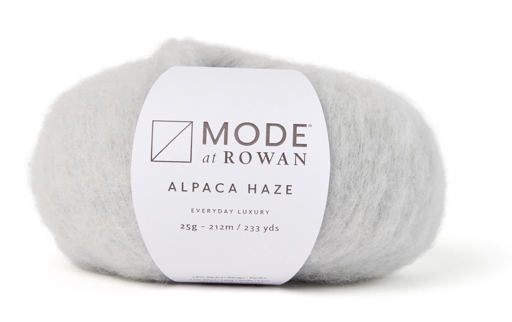 Mode at Rowan Laine Alpaca Haze 25 g, 212 m, blanc