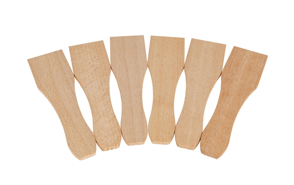 FURBER Spatule à raclette Bois, 6 pièces