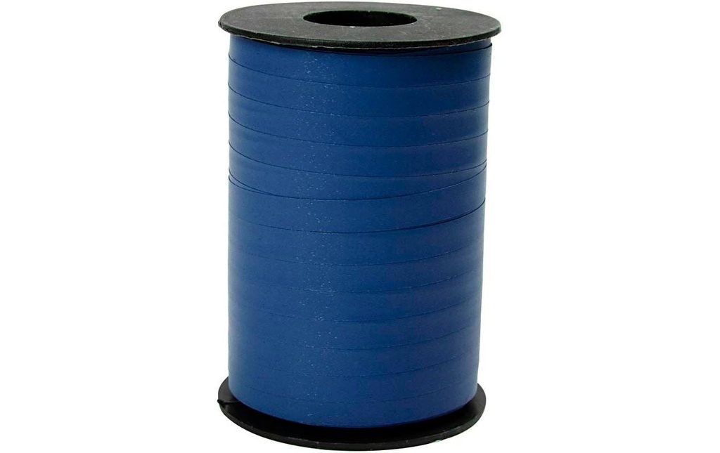 Creativ Company Ruban cadeau Bleu mat 10 mm 250 m