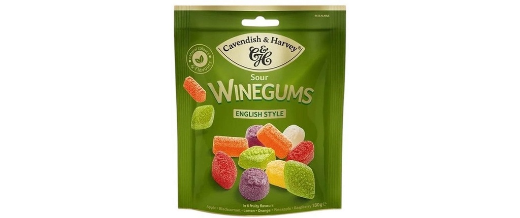 Cavendish & Harvey Bonbons gélifiés acidulés à l'anglaise 200 g