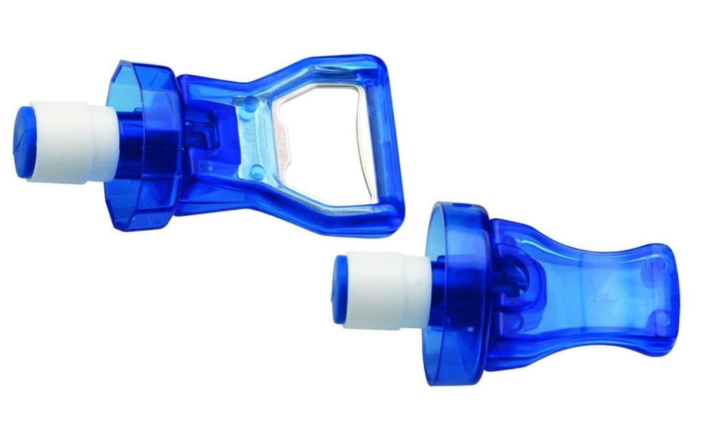 Westmark Bouchon de bouteille Lot de 2 universels Bleu