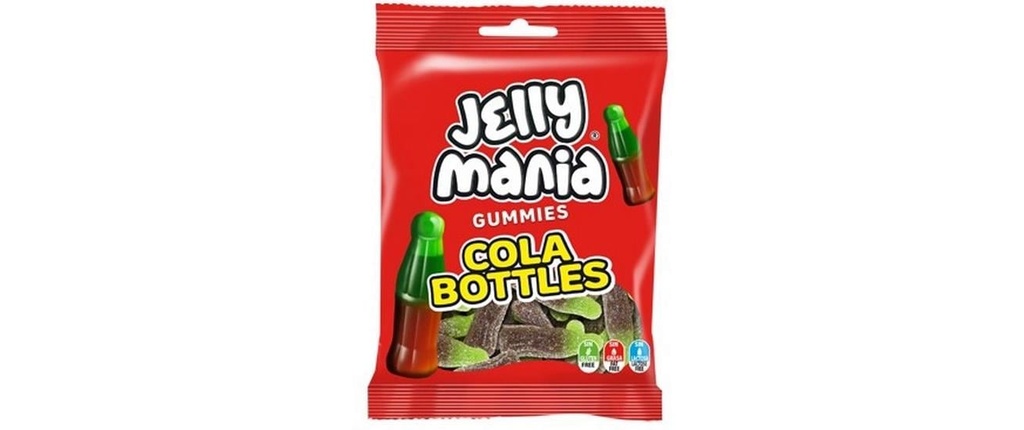 Jake Jellymania Bouteilles de Coca-Cola 100 g