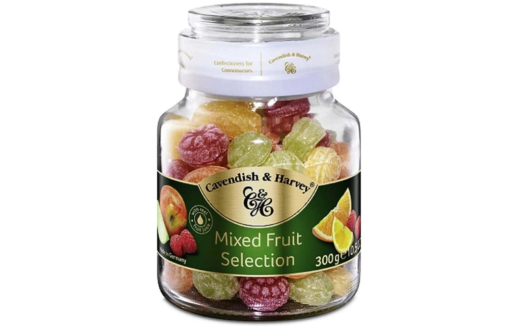 Cavendish & Harvey Assortiment de bonbons aux fruits en bocal 300 g