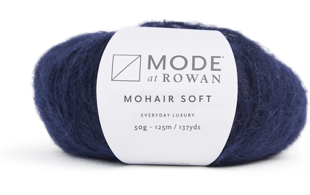 Mode at Rowan Laine Mode Mohair Soft 50 g, 125 m, bleu