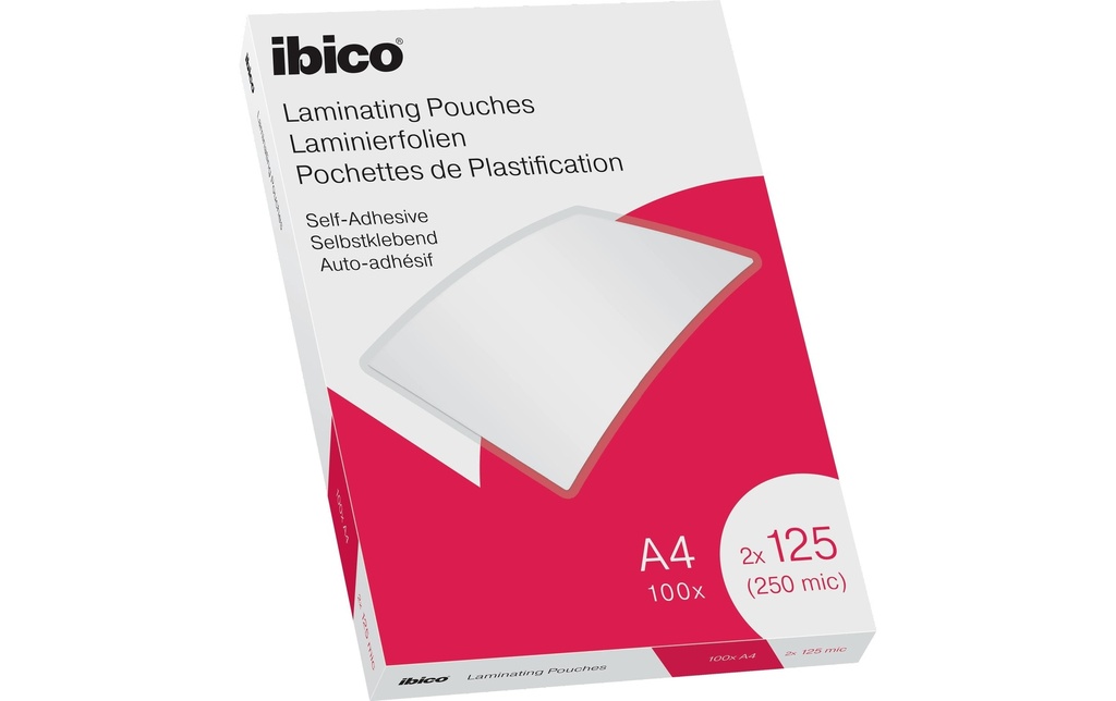 IBICO Poches à laminer A4 125 mic (100 pces)