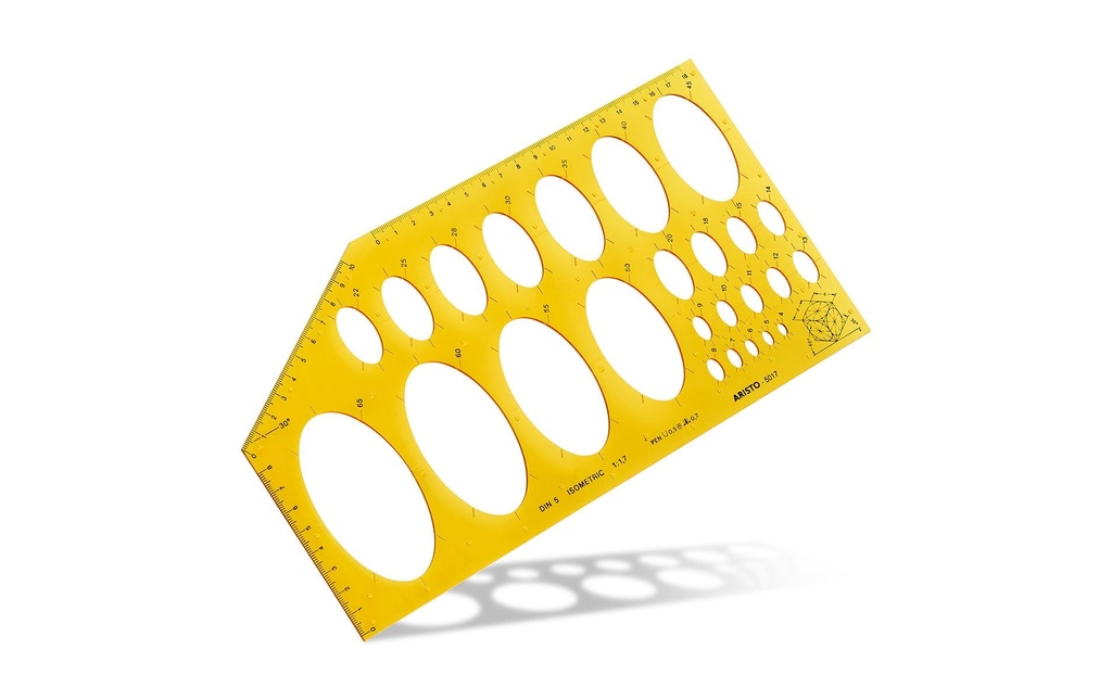 Aristo AR5017 Plastique Orange 29.5 x 15 cm isométrique