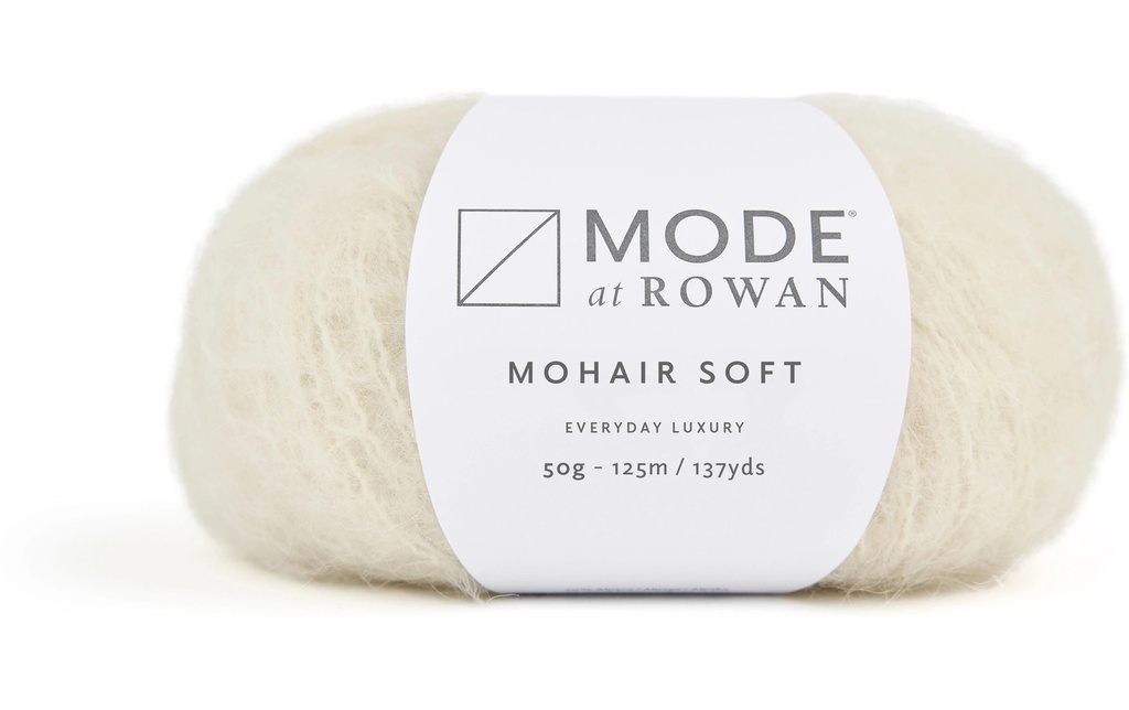 Mode at Rowan Laine Mode Mohair Soft 50 g, 125 m, Cream
