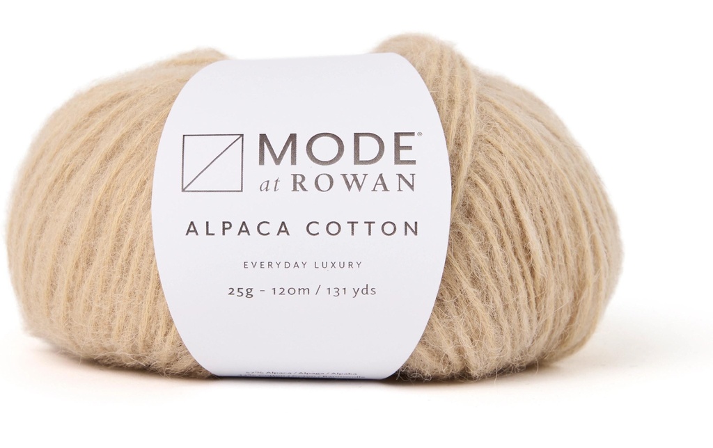 Mode at Rowan Laine Coton d'alpaga 25 g, 120 m, brun clair