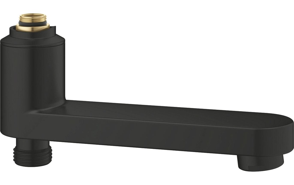 GROHE Bec verseur pour baignoire SC avec inverseur intégré, noir mat