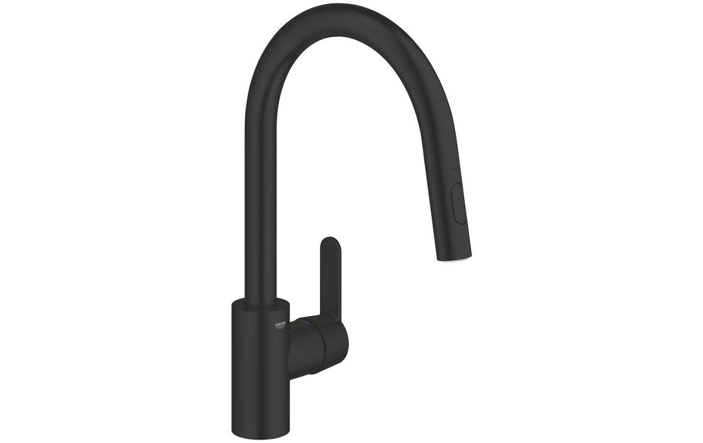 GROHE Obtenir 314842431 noir mat, douchette extractible