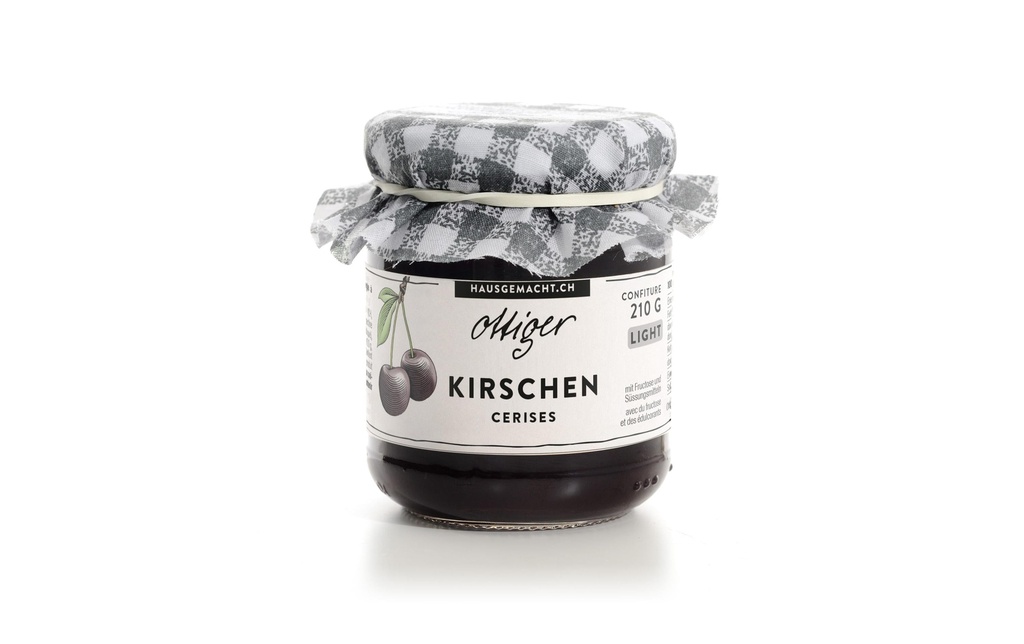 Ottiger Confiture de cerises Light 210 g