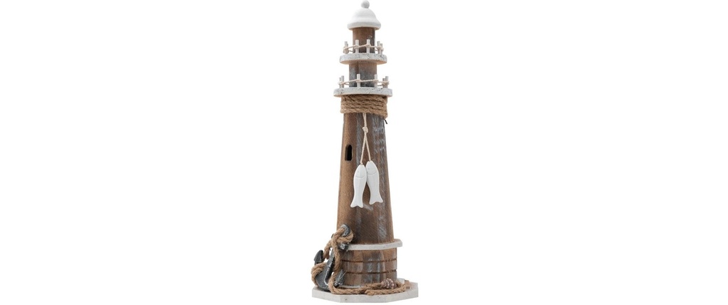 Dekomat AG Objet à exposer Phare décoratif 38 x 13 x 13 cm