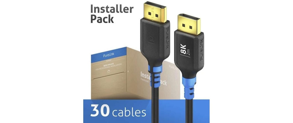 PureLink FlexInstall Câble FI-DP100-020-PCK DisplayPort - DisplayPort, 2 m