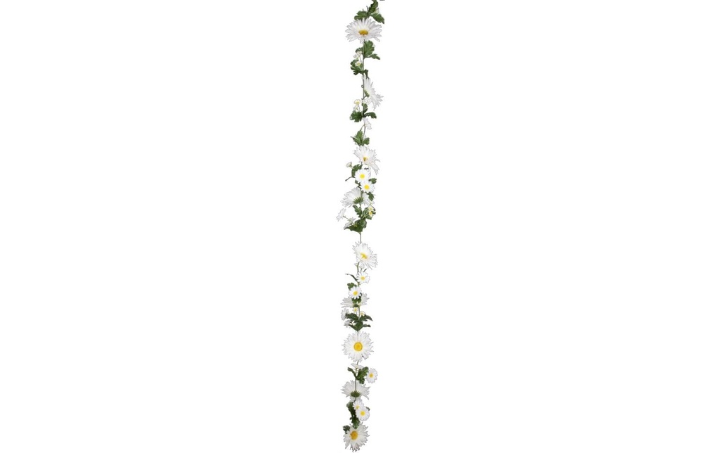 Dekomat AG Plante artificielle Guirlande de pâquerettes 180 cm