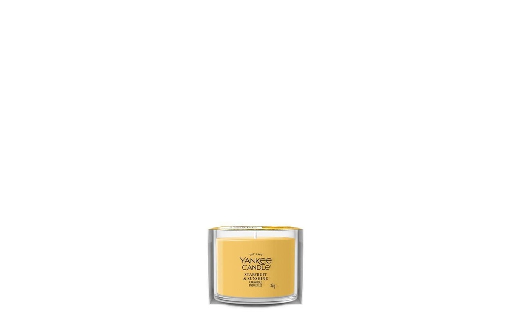 Yankee Candle Signature Bougie parfumée Starfruit & Sunshine Signature Filled Votive