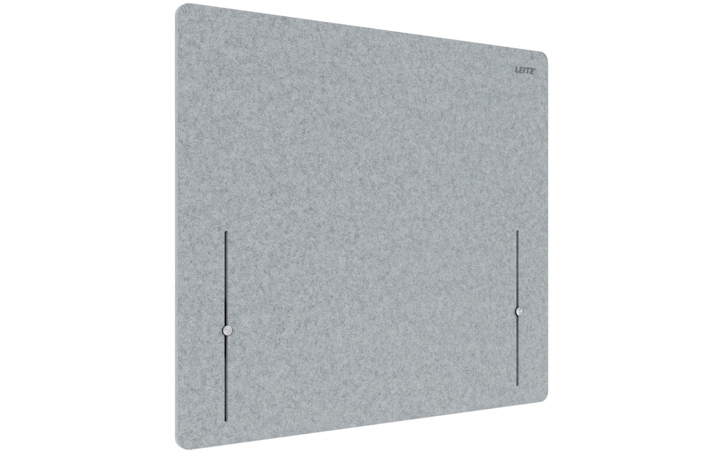 Leitz Séparation de table Ergo réglable en hauteur 80 x 70 cm Tissu Gris