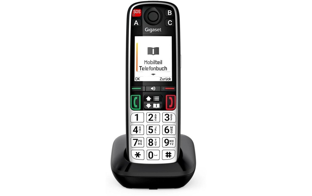 Gigaset Téléphone sans fil EASY 500 Noir/Argenté