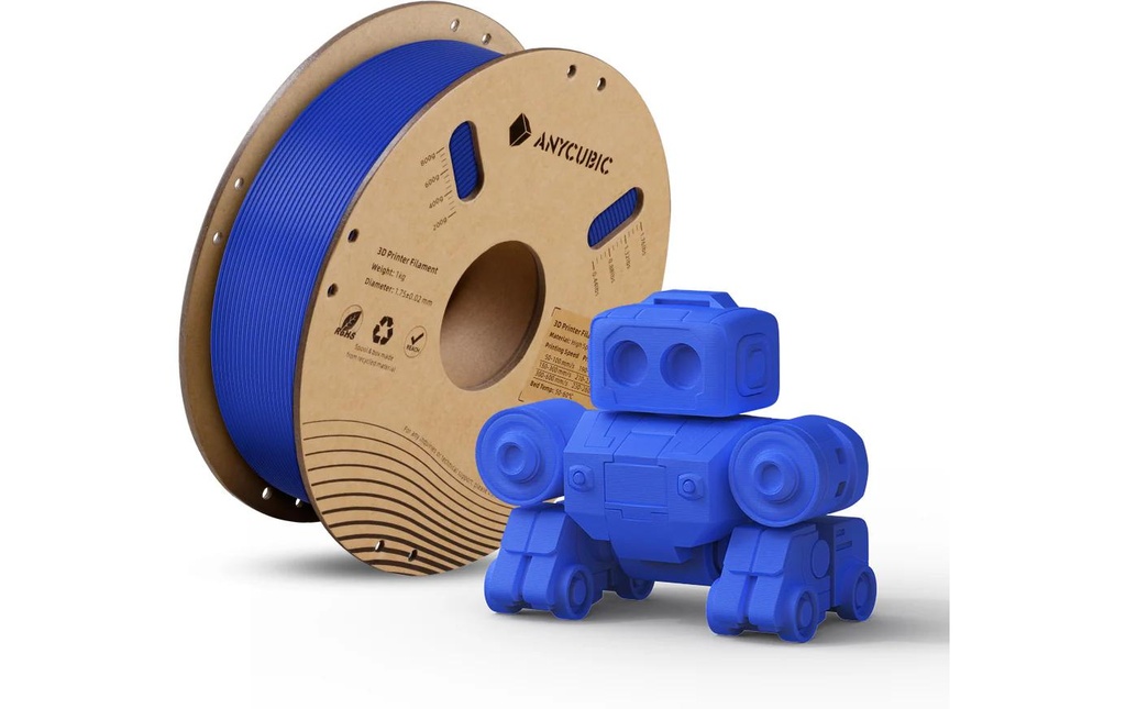 Anycubic Filament Anycubic PLA haute vitesse Bleu 1.75 mm 1.125 kg
